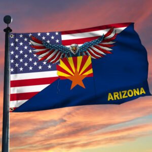 Arizona Flag American Eagle Arizona Grommet Flag TRL1430GFv24