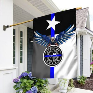 Texas Flag Eagle Thin Blue Line ANT383F
