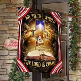 Jesus Flag Joy To The World The Lord Is Come Flag MLH2055F