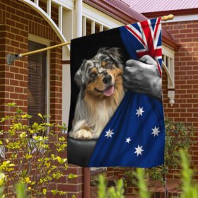 Australian Shepherd Australian Flag TRL1663Fv5