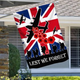 UK Veteran Flag Lest We Forget MLH2090F
