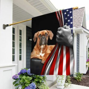 Boxer Flag Dog Lover Boxer American US Flag TRL772Fv33