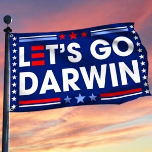 Let's Go Darwin Grommet Flag THH3673GF