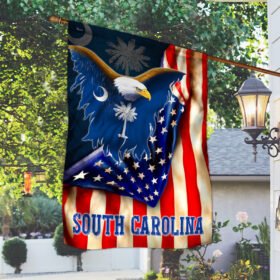 South Carolina Eagle American Flag  MLH2171F