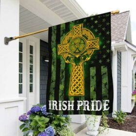 Irish Pride Flag Celtic Cross DBD3188F