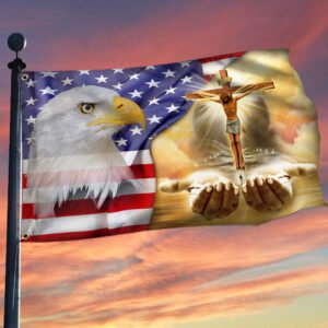 Jesus Christ Eagle Grommet Flag MLH2174GF