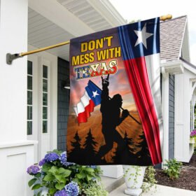 Don't Mess With Texas Flag, Patriotic Bigfoot Sasquatch QNN552Fv3