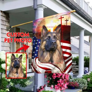 Personalized Dog Flag American NNT248FCT