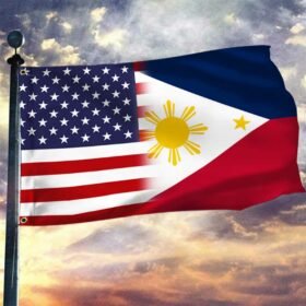 Philippine American Grommet Flag DBD3170GF