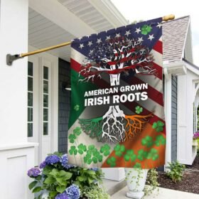 Irish Flag American Grown Irish Roots DBD3201F