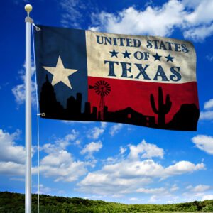Texas. United States Of Texas Grommet Flag THN3707GF