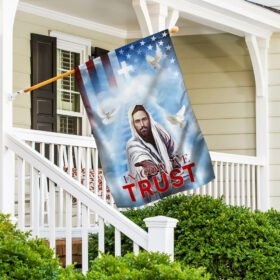 Jesus American Flag In God We Trust TTV502F