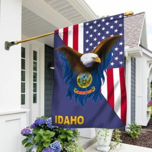 Idaho Flag American Eagle Idaho Flag TRL1748Fv3