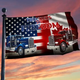 Freedom Convoy 2022 Grommet Flag Truckers For Freedom BNT497GF