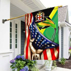 Jamaican American Flag Proud Jamaican DBD3269F