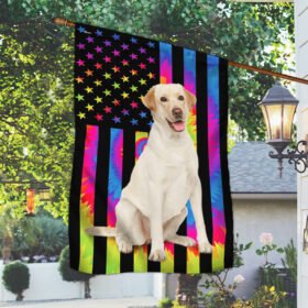 Hippie Labrador Dog Flag TTV530F