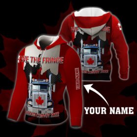 Personalized 3D Zip Hoodie Freedom Convoy 2022 We The Fringe BNT504ZHCT
