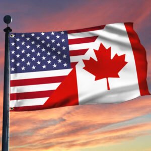Canada America Friendship Grommet Flag THH3749GF