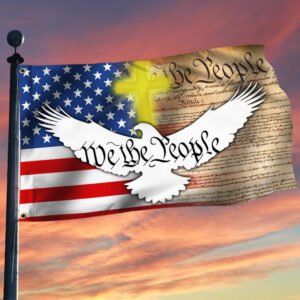 God & Country We The People Grommet Flag DDH3338GF