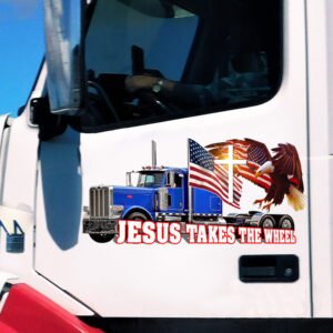 Jesus Take The Wheel, American Truck Wrap, Vehicle Wrap THN3773VW