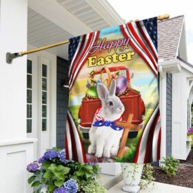 Easter Flag Happy Easter Bunny US Bandana DDH3278F