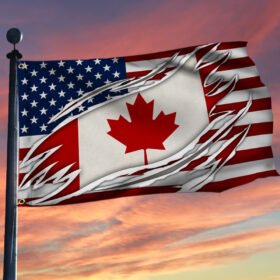 American And Canadian Grommet Flag BNT518GF