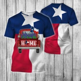 Texas Home 3D Tshirt For Texas Lover DBD3182TS