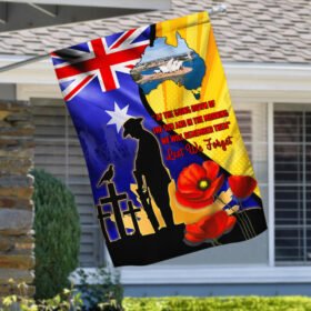 Australian Veteran Flag We Will Remember Them Lest We Forget MLH2200F
