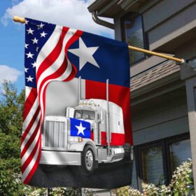 Texas Truckers American Flag QNN811F