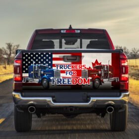 Freedom Convoy 2022 Truck Tailgate Sticker Truckers For Freedom BNT497TD