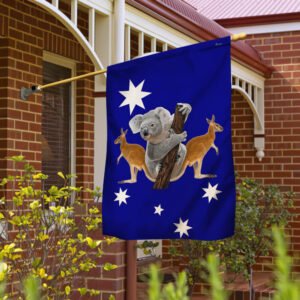 Australian Flag Aussie Kangaroo Koala Australian Flag TRV1732Fv1