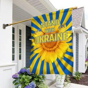 Ukraine Flag Stand with Ukraine, Sunflower For Ukraine BNT584F