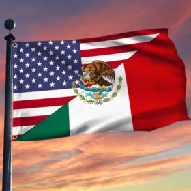 American Mexican Flag Mexican Grommet Flag TRL1965GF