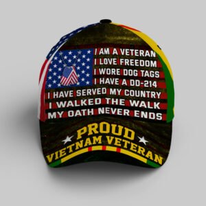 Vietnam Veteran Cap, I Walked The Walk QNN532BC