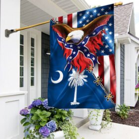 South Carolina Confederate American US Flag THN3822F