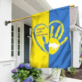 Stand With Ukraine Flag Peace Not War DHP3415F