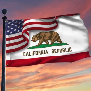 California Flag American California Grommet Flag TRV1683GFv13