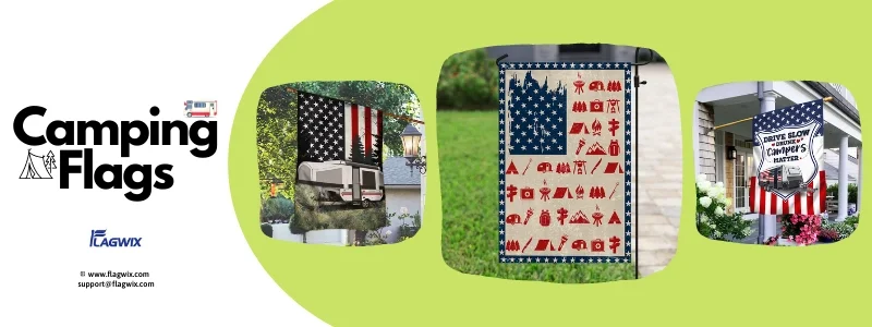 Camping Flags for american patriots