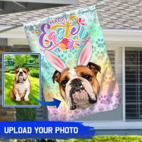 Personalized Custom Pet Happy Easter Flag TPT653FCT