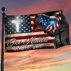 One Nation Under God American US Flag THB3856GF