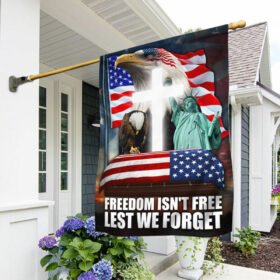 Veteran Eagle US Flag Freedom Isn't Free Lest We Forget DDH3379F