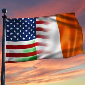 Irish American Grommet Flag DBD3348GF