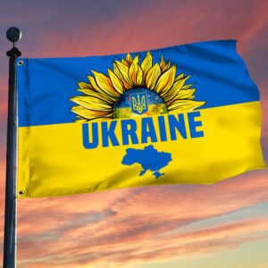 Ukraine Peace Sunflower Grommet Flag DDH3385GF