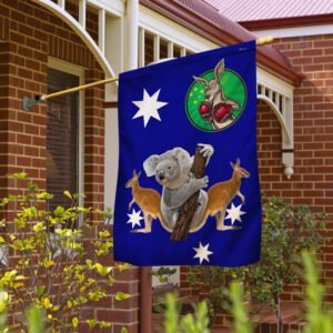 Australian Flag Kangaroo Koala Aussie Flag TRV1908F