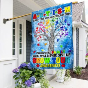 Autism Awareness Flag Autism Tree. Grow Your Awareness TTN553F