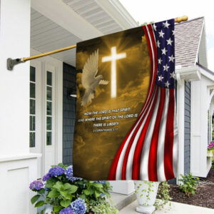 Jesus Flag Holy Spirit Liberty American Flag TRL1771F