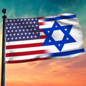 Jewish Flag American Jewish Israel Grommet Flag TRV1957GF