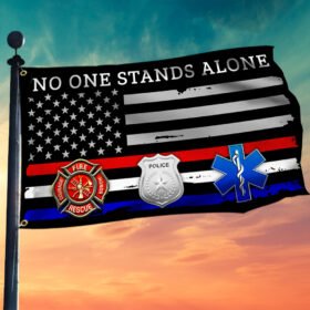 Thin Red Line Firefighter Flag TPT591F