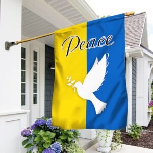 Ukrainian Flag Peace Ukraine Dove Flag TRV1891F