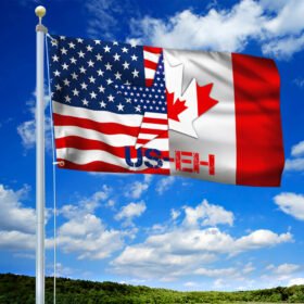 America Canada Grommet Flag US-EH NNT460GF
